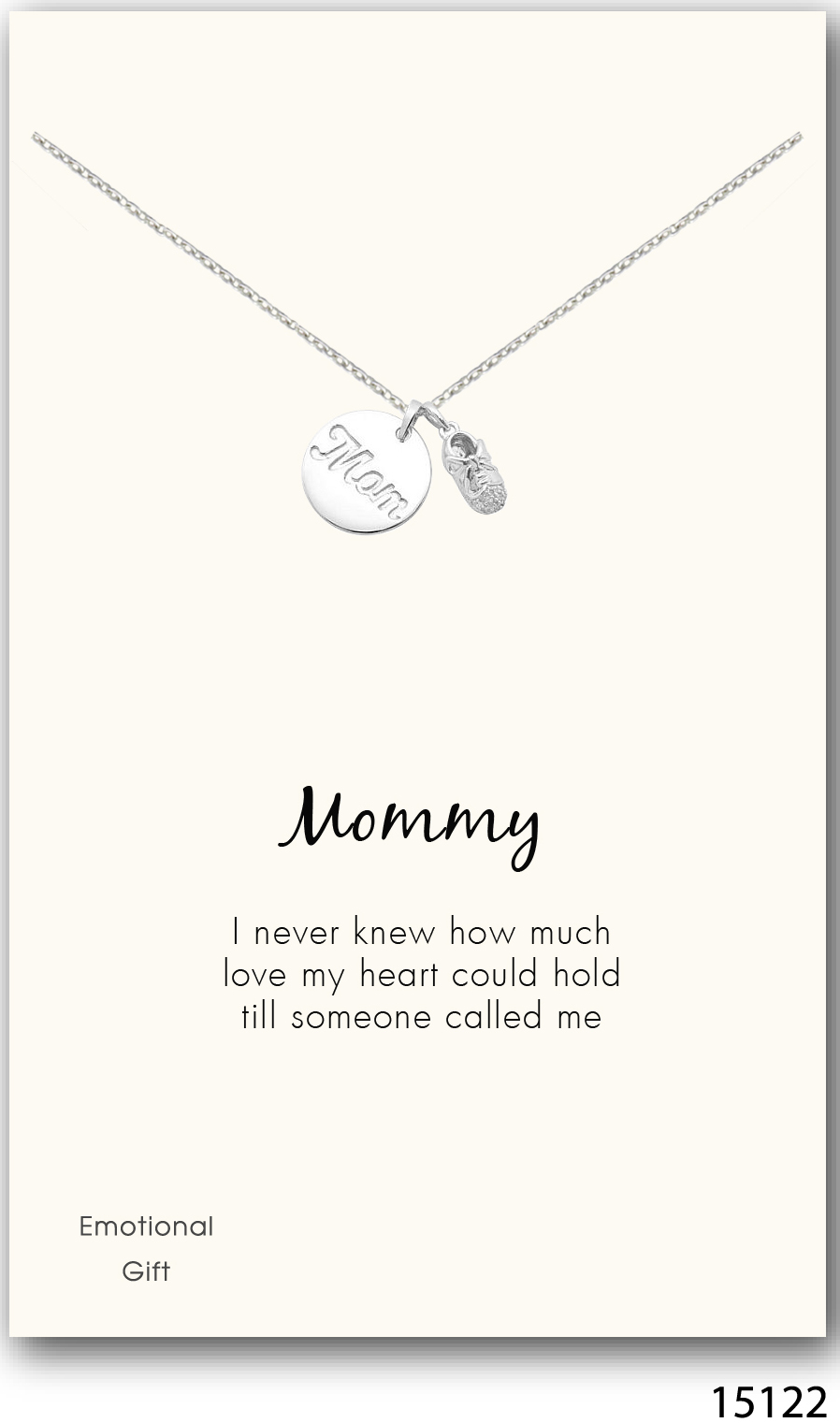 Mommy silver pendant 